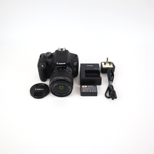 Canon EOS 2000D Camera KIT with 18-55mm Lens - Low Shutter Count - 24HR POST