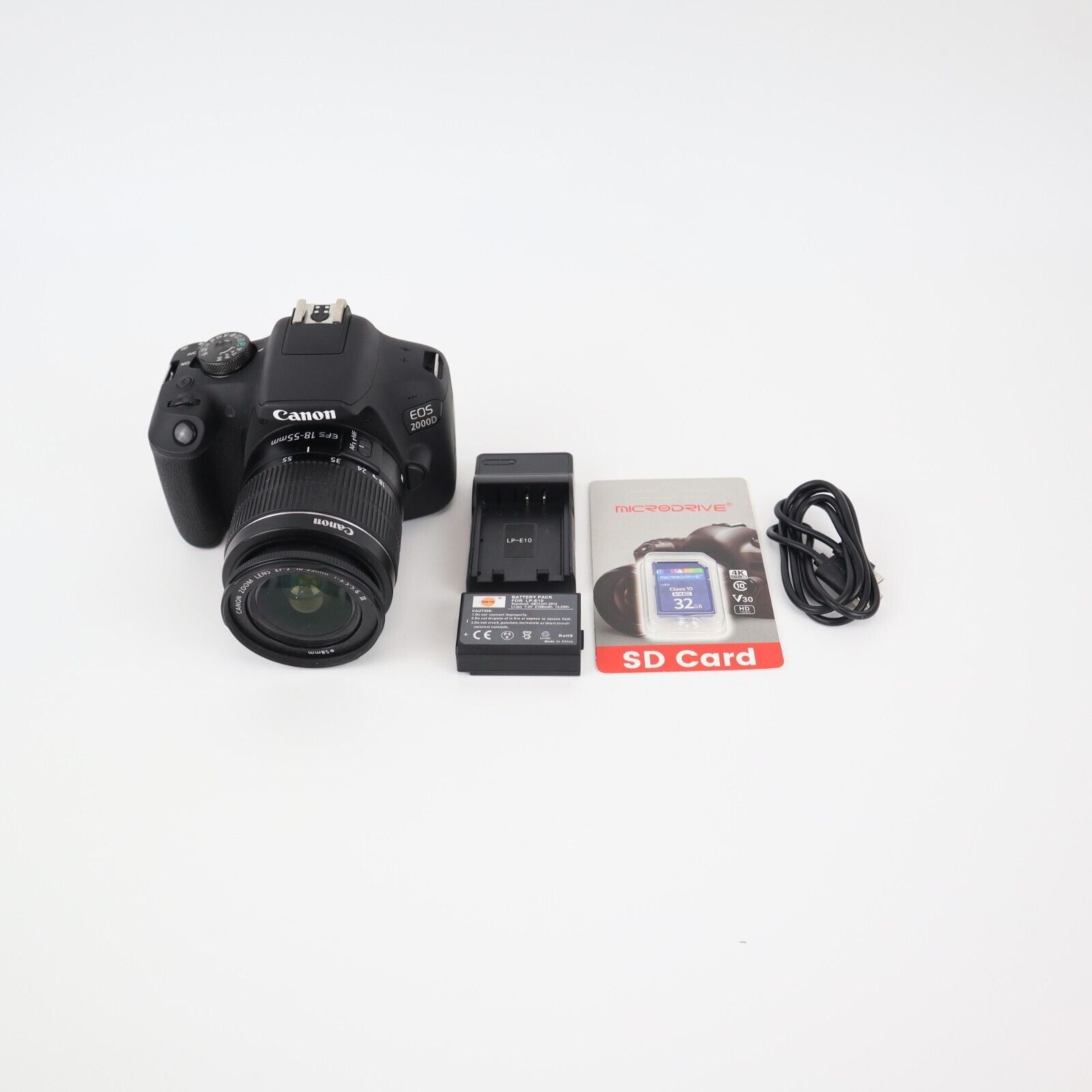 Canon EOS 2000D Camera KIT with 18-55mm Lens - 9K Shutter Count - 24HR POST