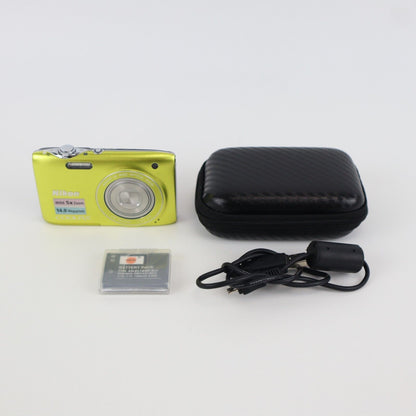 Nikon Coolpix S3100 14MP Digital Camera - GRADE A - 24HR POST