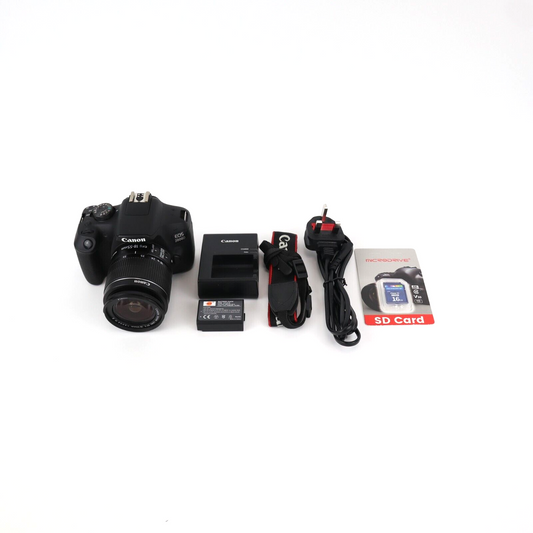 Canon EOS 2000D Camera KIT with 18-55mm Lens - Low Shutter Count - 24HR POST