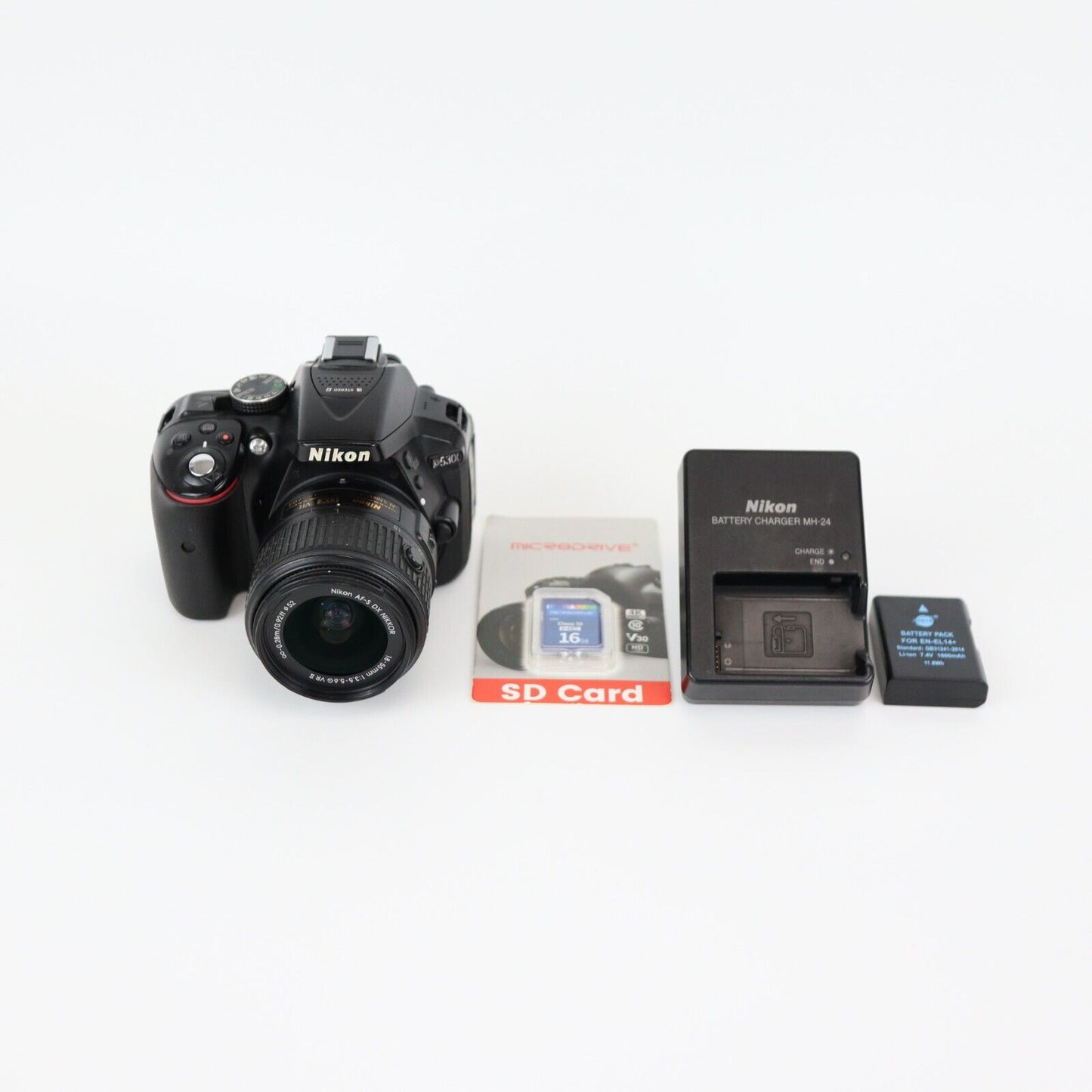 Nikon D5300 Camera FULL KIT with 18-55mm Lens - Good Condition - 24HR POSTAGE