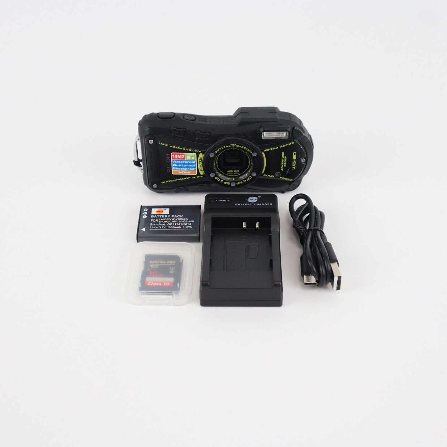 Ricoh WG-20 Compact Waterproof Digital Camera *24HR POST*