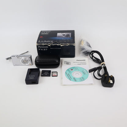 Panasonic LUMIX DMC-FX37 Digital Camera - FULL KIT - NEXT DAY POST