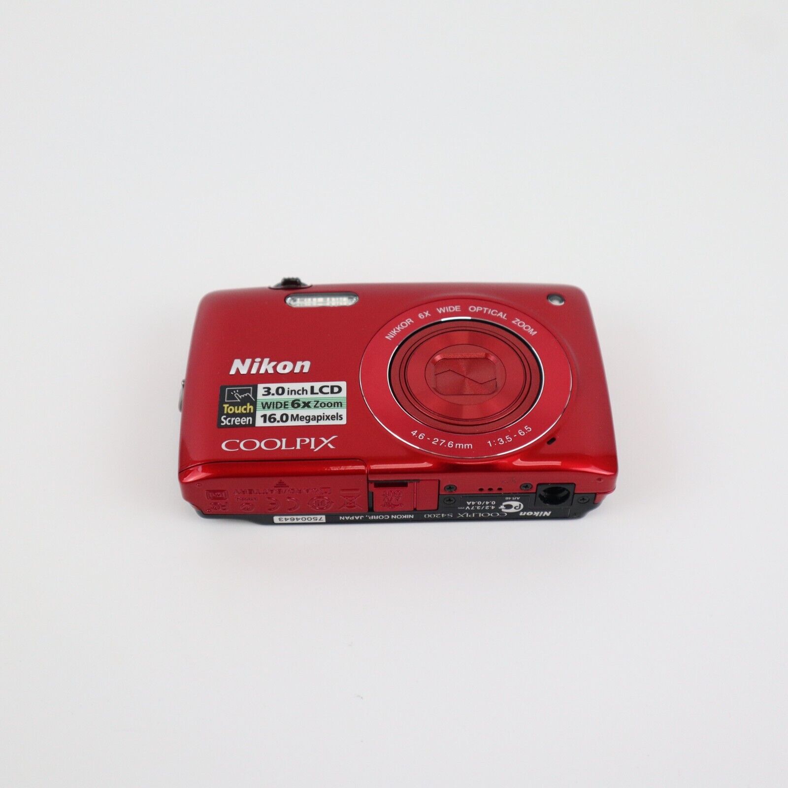 Nikon Coolpix S4200 Digital Camera Red - NEW Boxed - 24HR Postage