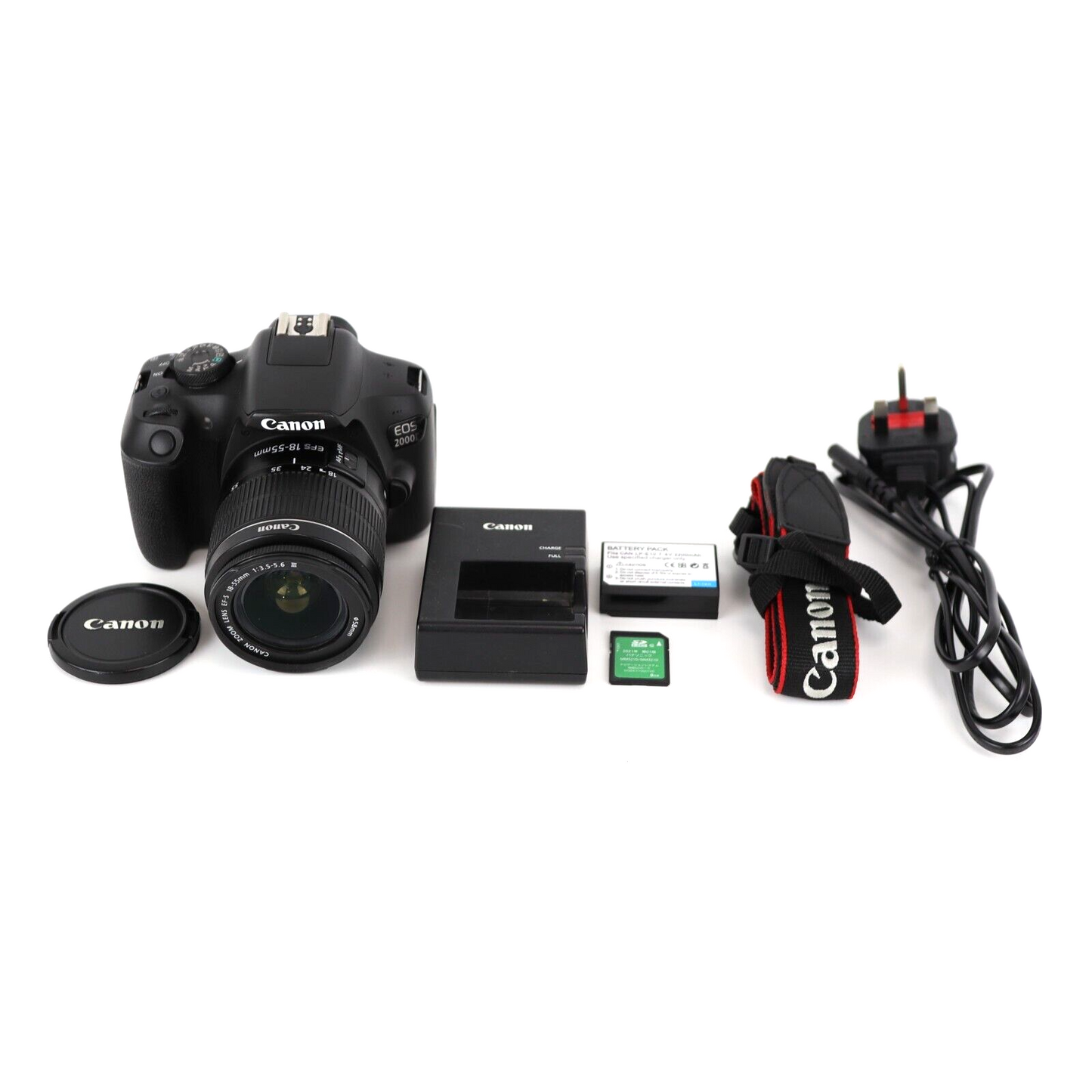 Canon EOS 2000D Camera KIT with 18-55mm Lens - 24HR Postage